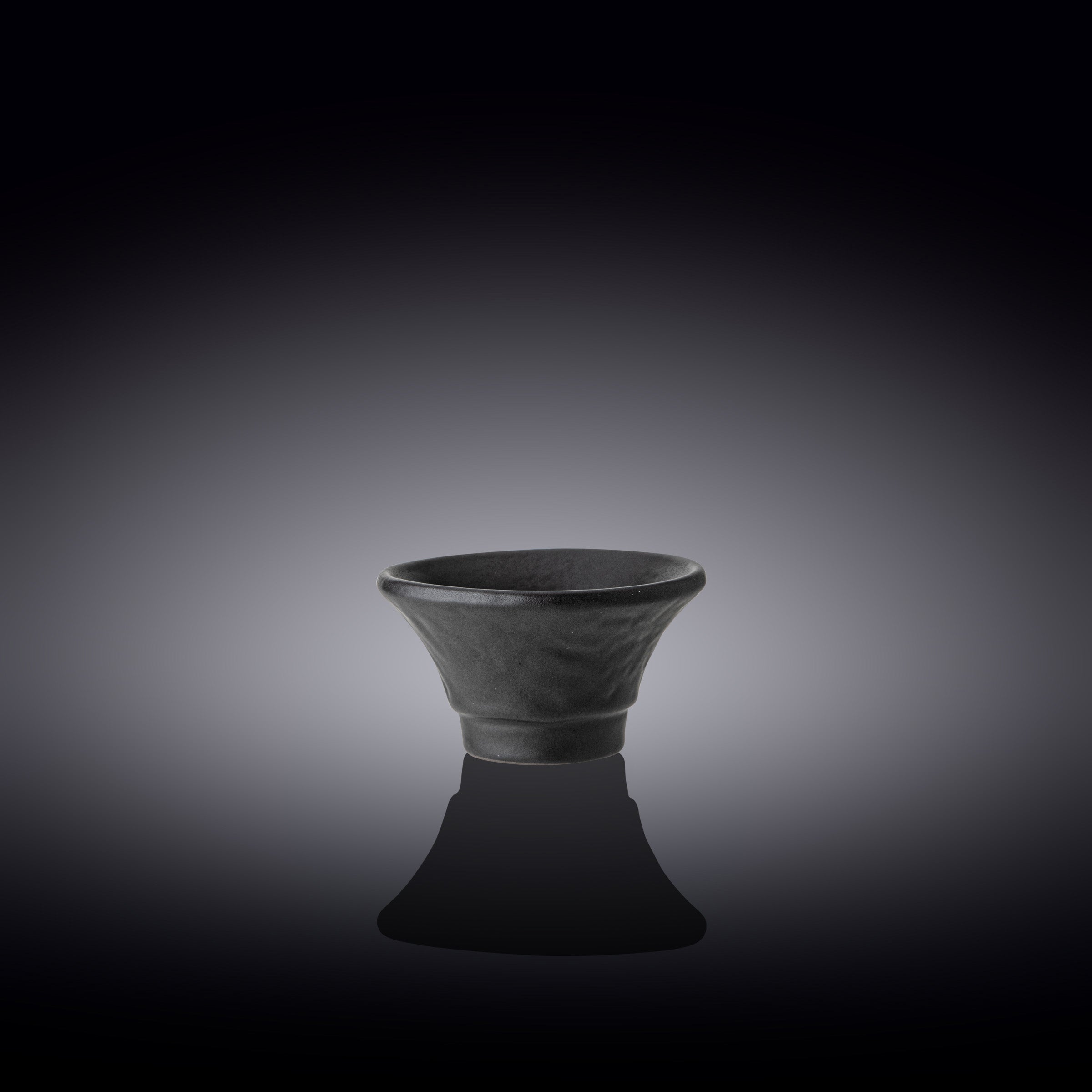 Wilmax Soßenschälchen 7,5 × 4 cm Schwarz aus Porzellan