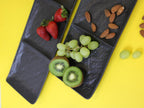 Wilmax 3 fächige Porzellanschale 40.5 x 13 cm 2er Set Schwarz WL-661136/A2