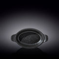 Wilmax Ovale Auflaufform SlateStone Schwarz 28 x 16 cm 500 ml Porzellan WL-661146/A