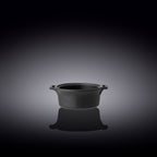 Wilmax Schale 10,5 × 3,7 cm Schwarz aus Porzellan