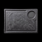 Wilmax Rechteckiger Servierteller SlateStone Schwarz 32.5 x 23 cm Porzellan WL-661148/A