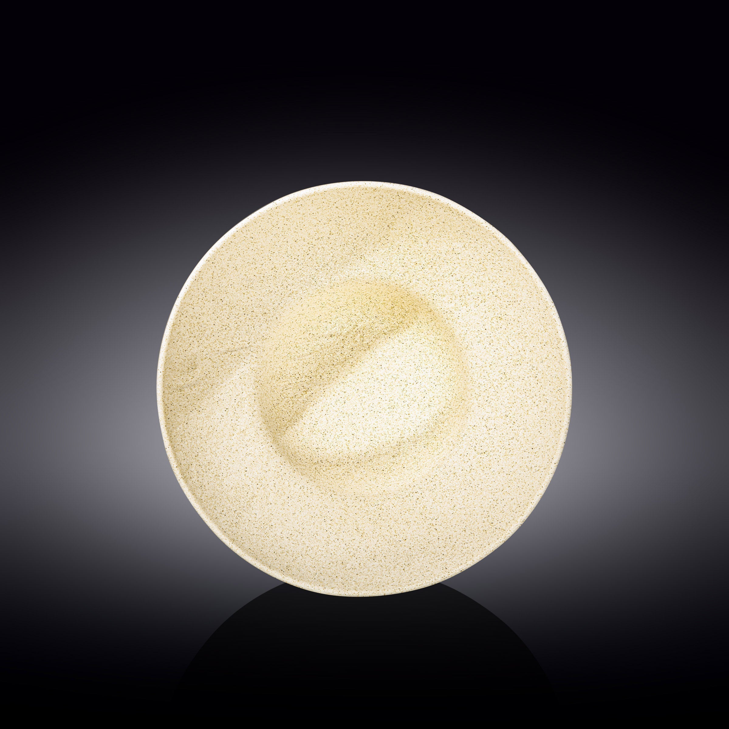 Wilmax Tiefer Teller 22,5 cm 1100 ml Sand aus Porzellan