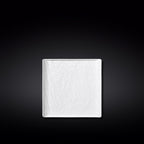 Wilmax Quadratischer Teller 13 × 13 cm Weiß aus Porzellan
