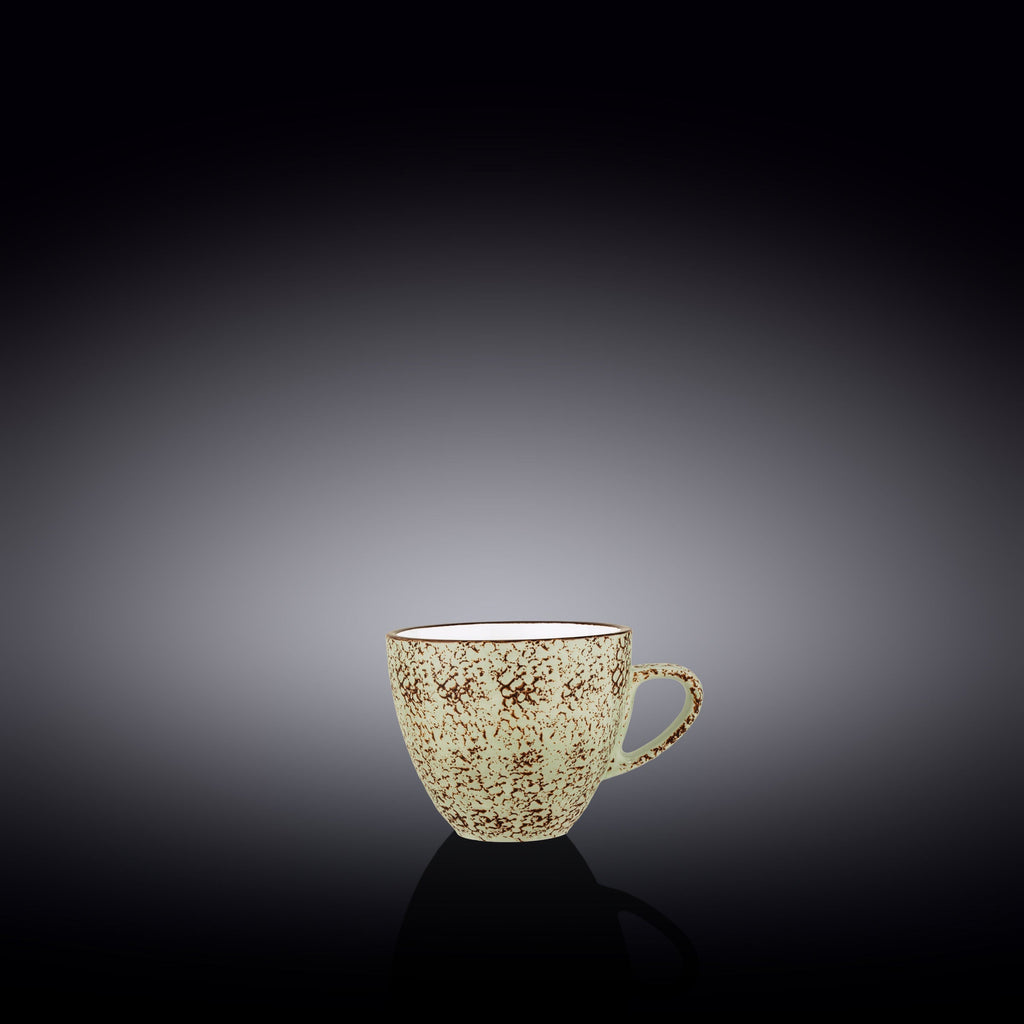 Wilmax Tasse 75 ml Pistazie aus Porzellan