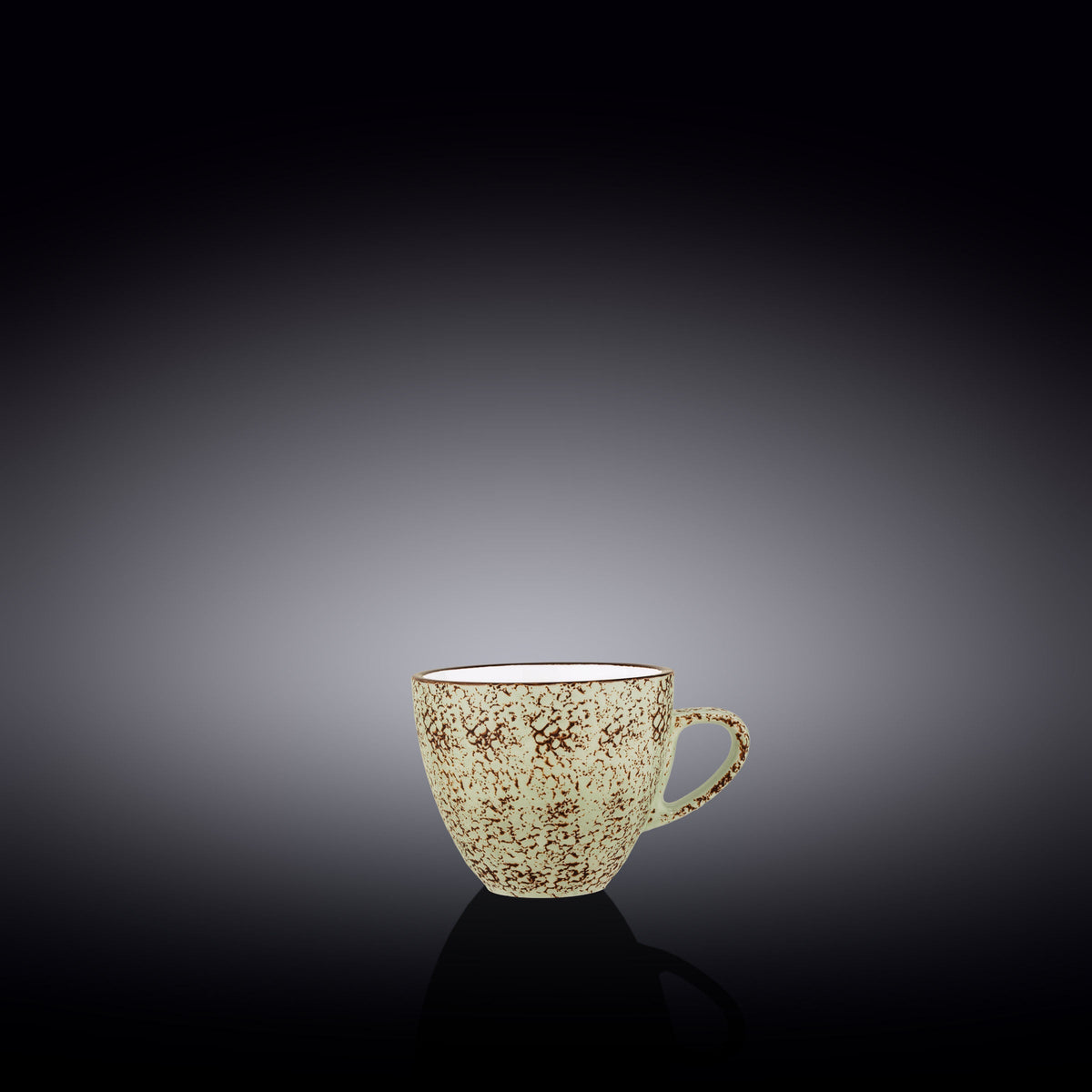 Wilmax Tasse 75 ml Pistazie aus Porzellan