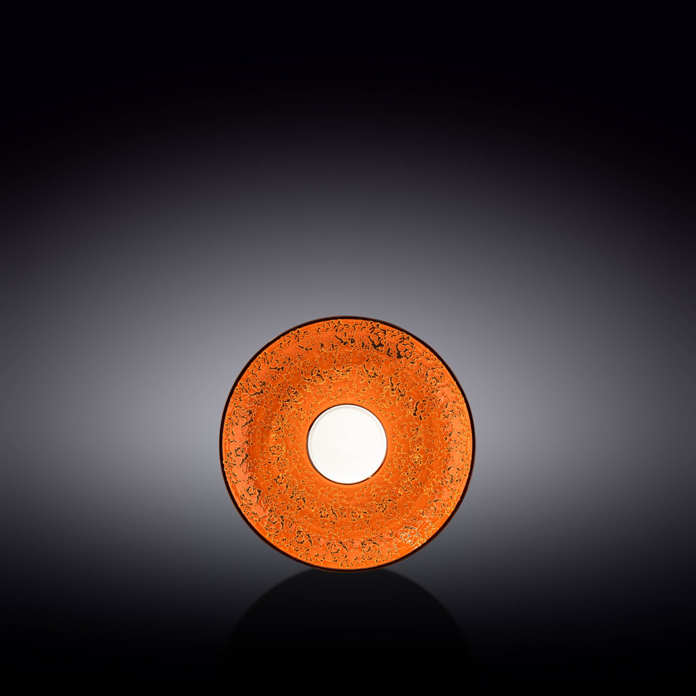 Wilmax Untertasse 11 cm Orange Porzellan WL-667333/B