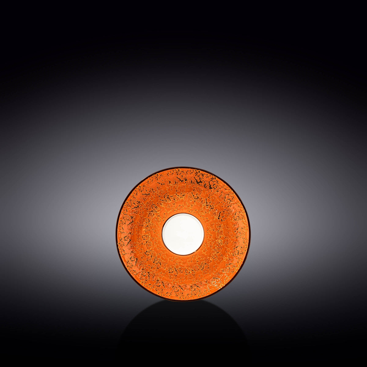 Wilmax Untertasse 11 cm Orange aus Porzellan