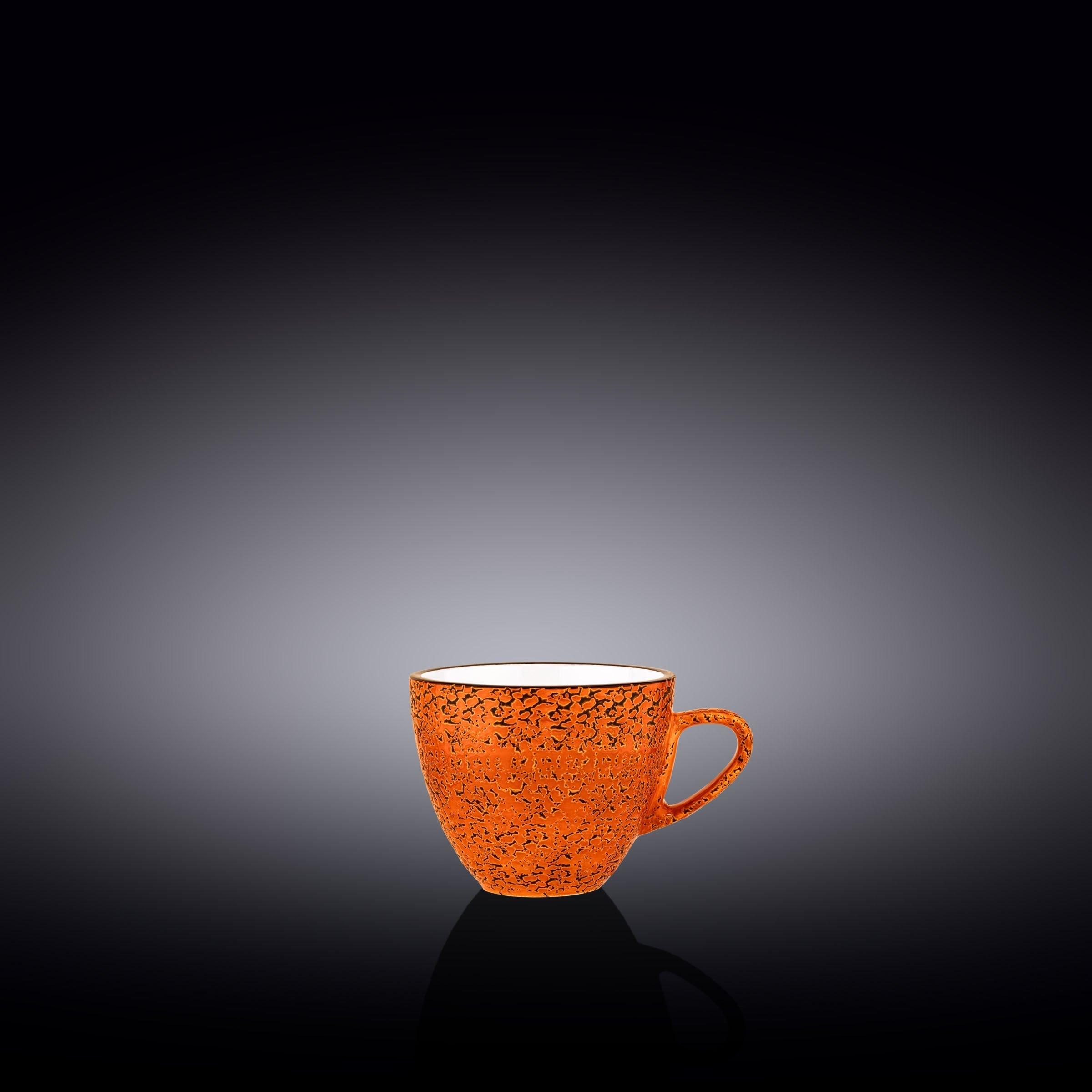 Wilmax Tasse 75 ml Orange aus Porzellan