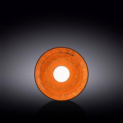 Wilmax Untertasse 15 cm orange Porzellan WL-667336/B