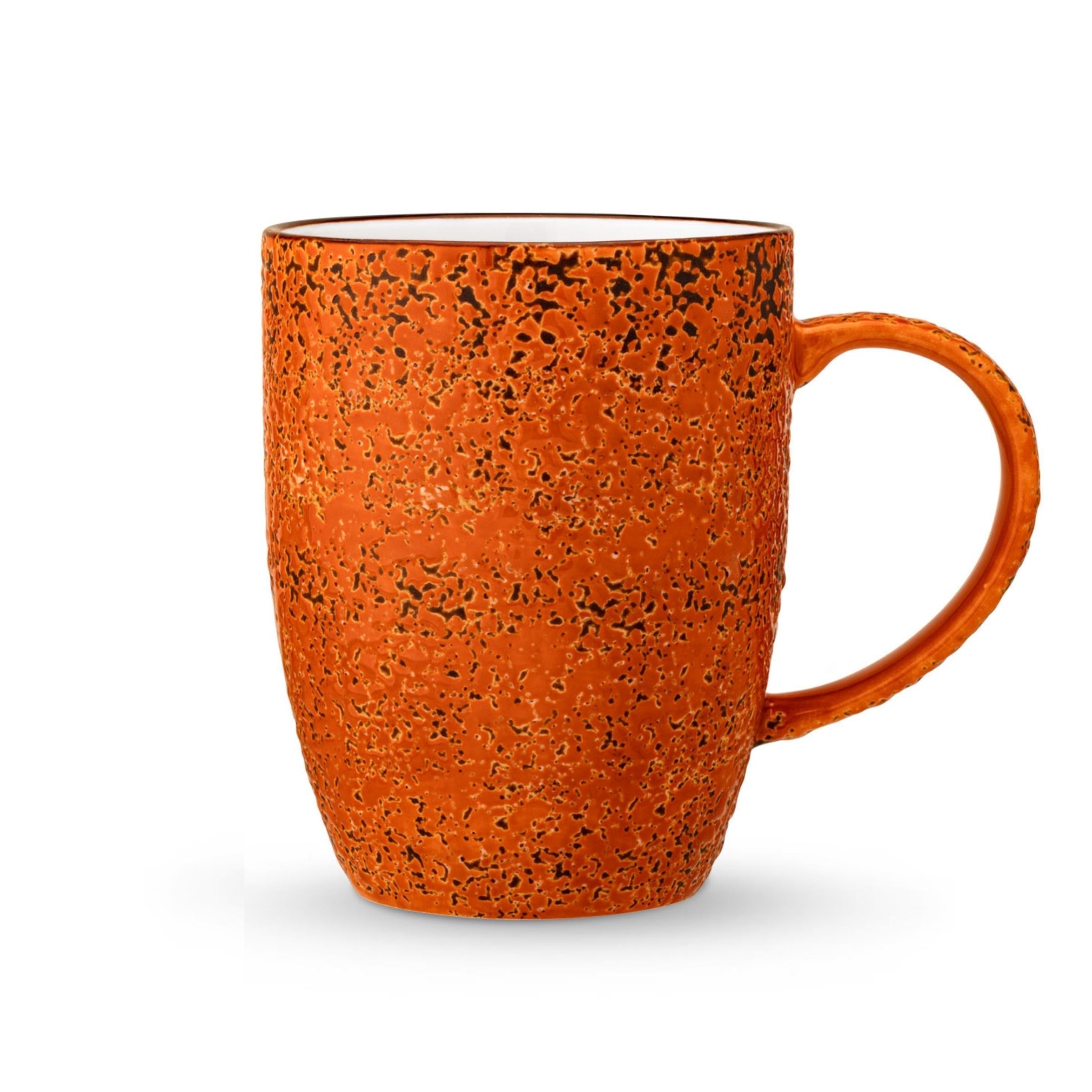 Wilmax Becher 460 ml Orange aus Porzellan