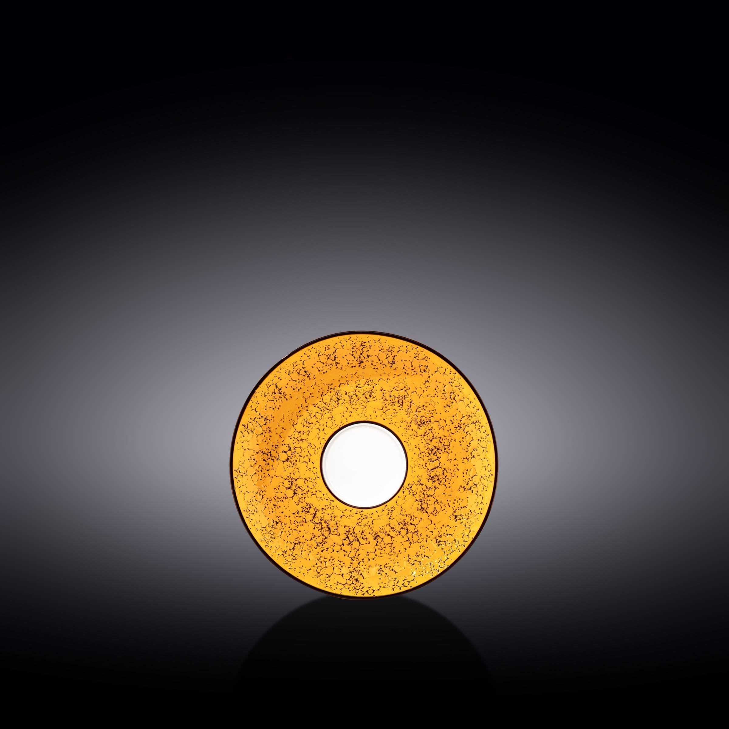 Wilmax Untertasse 11 cm Gelb aus Porzellan