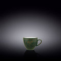 Wilmax Tasse 75 ml Grün aus Porzellan
