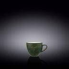 Wilmax Tasse 75 ml Grün aus Porzellan