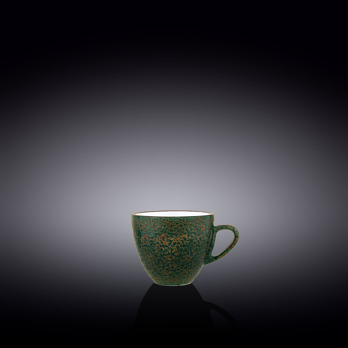 Wilmax Tasse 75 ml Grün aus Porzellan