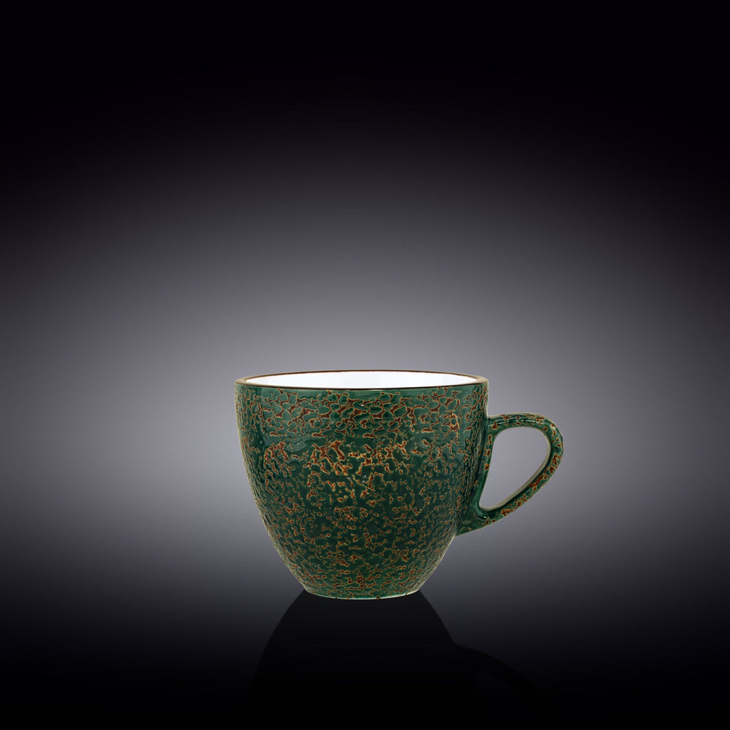 Wilmax Tasse 300 ml Grün aus Porzellan