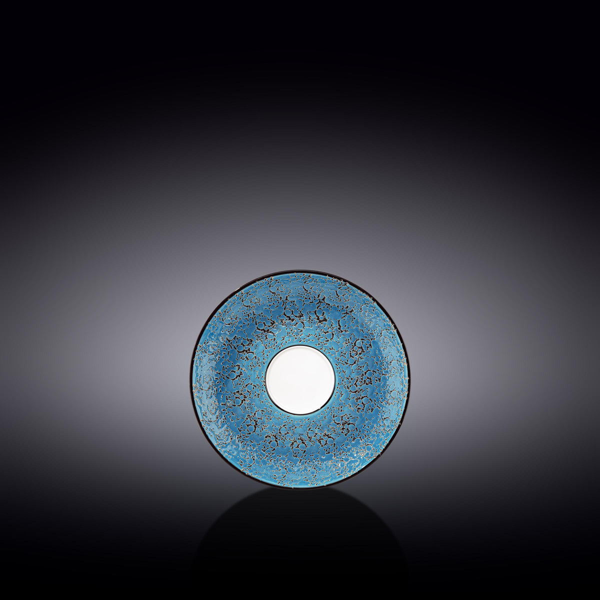 Wilmax Untertasse 11 cm Blau aus Porzellan