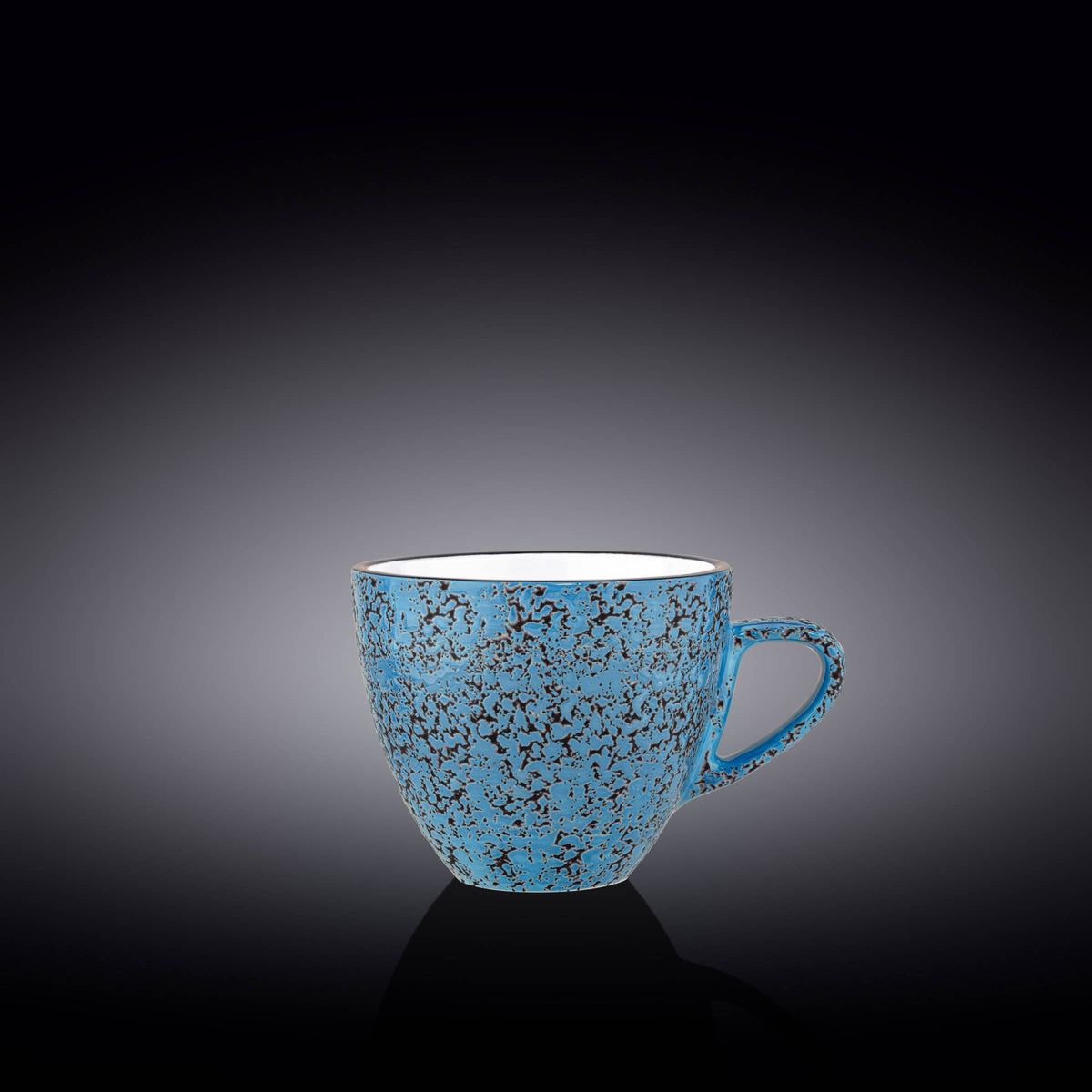 Wilmax Tasse 300 ml Blau aus Porzellan