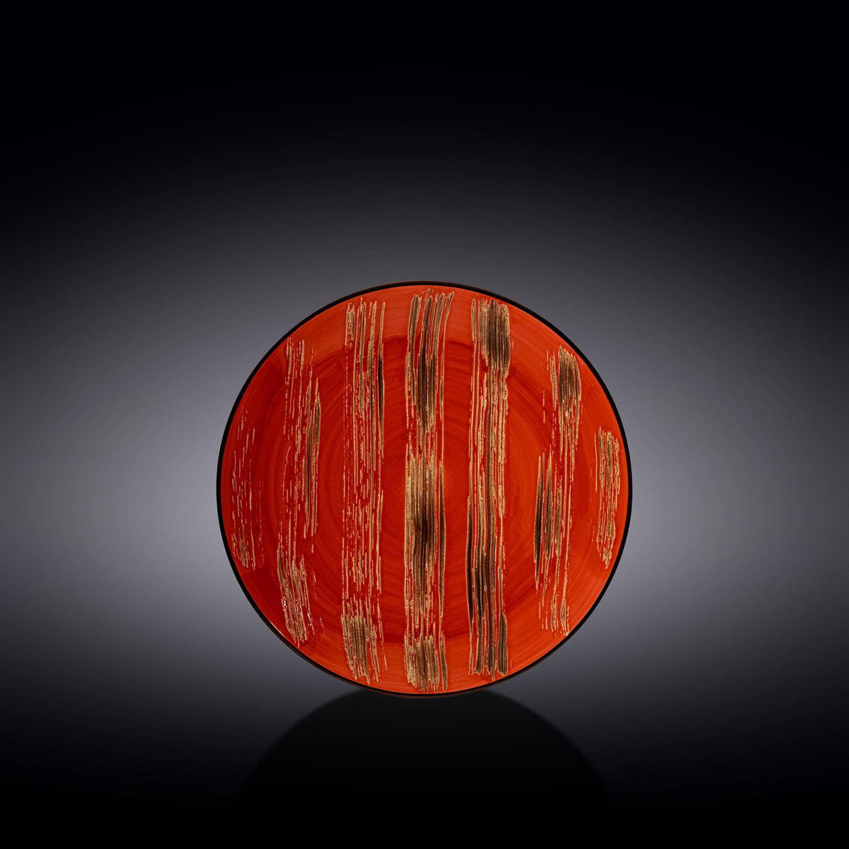 Wilmax Teller, 18 cm, Rot, Porzellan, WL-668211/A