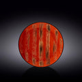 Wilmax Teller 23 cm Rot aus Porzellan
