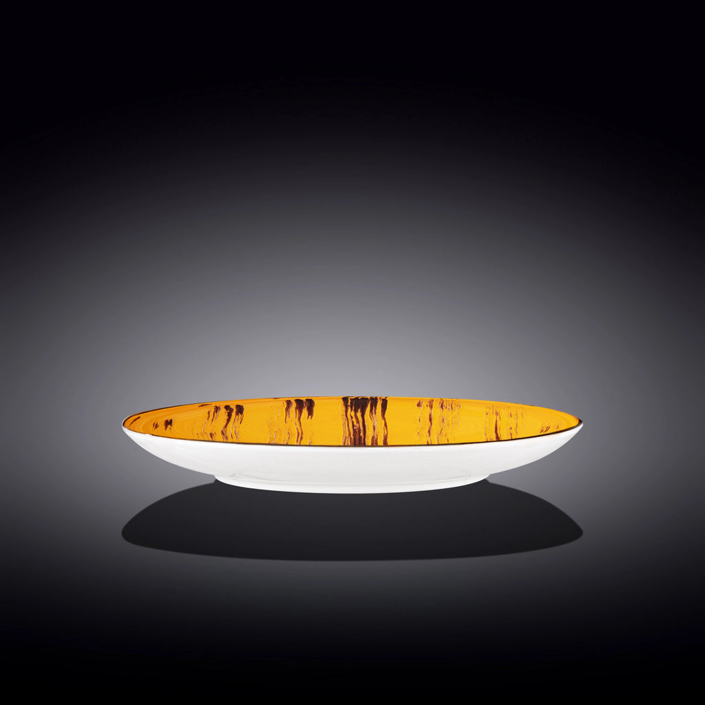 Wilmax Teller 28 cm Gelb Porzellan 2er Set WL-668416/A2