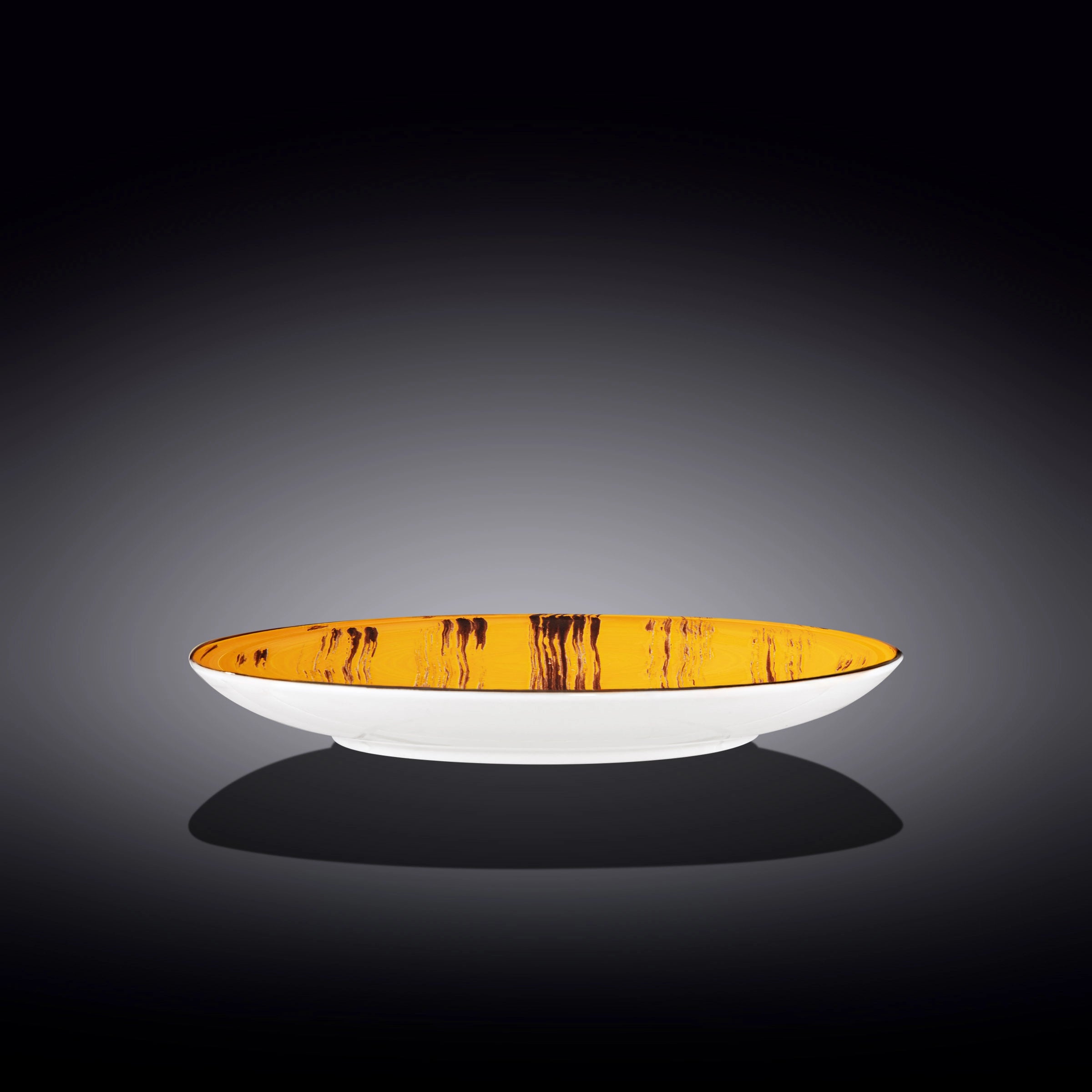 Wilmax Teller 28 cm Gelb Porzellan 2er Set WL-668416/A2