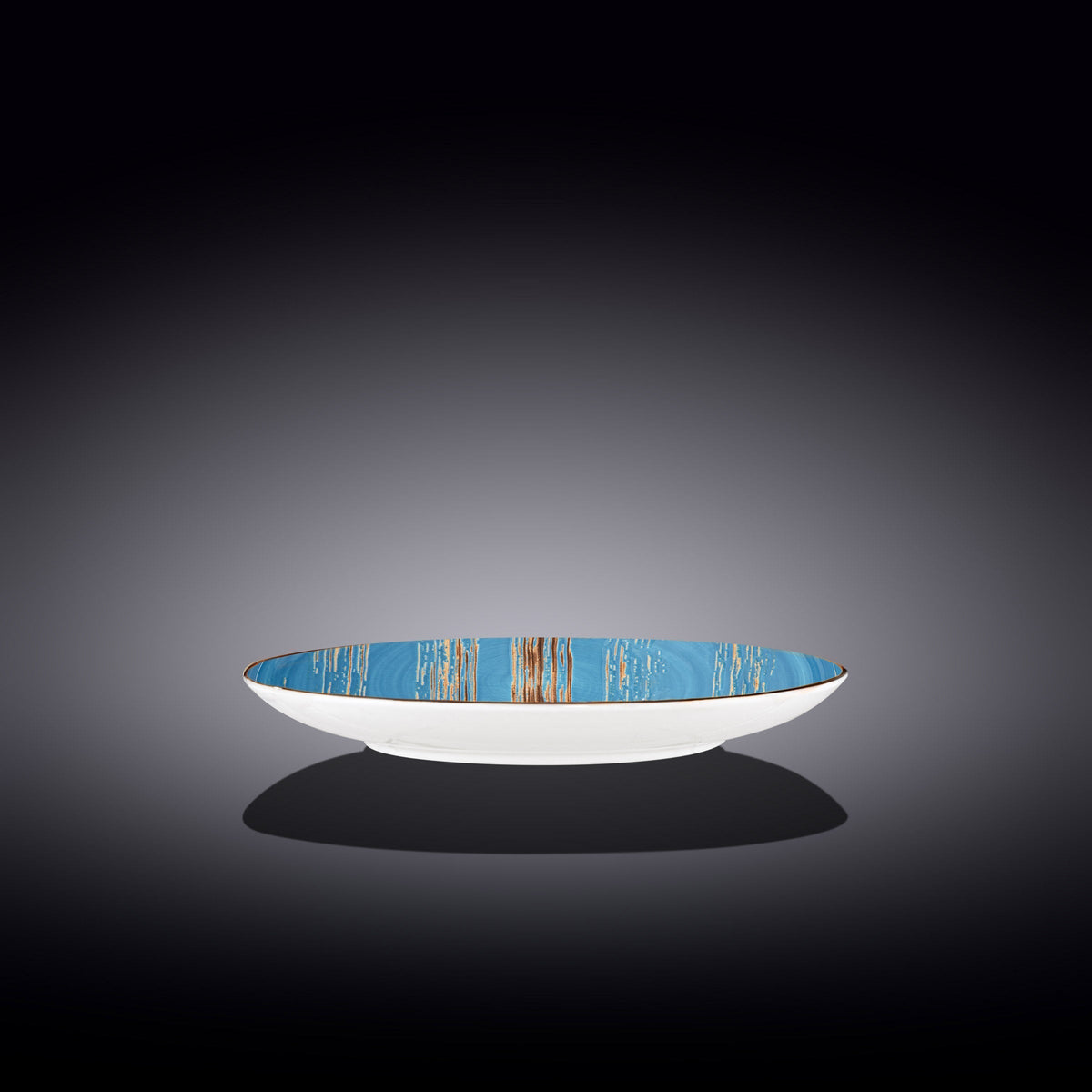 Wilmax Teller 23 cm Blau aus Porzellan