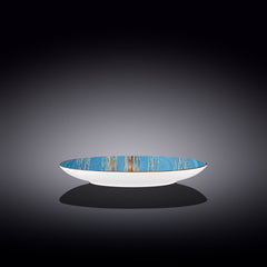Wilmax Porzellan Dessertteller, rund, blau, 23 cm – WL-668613/A