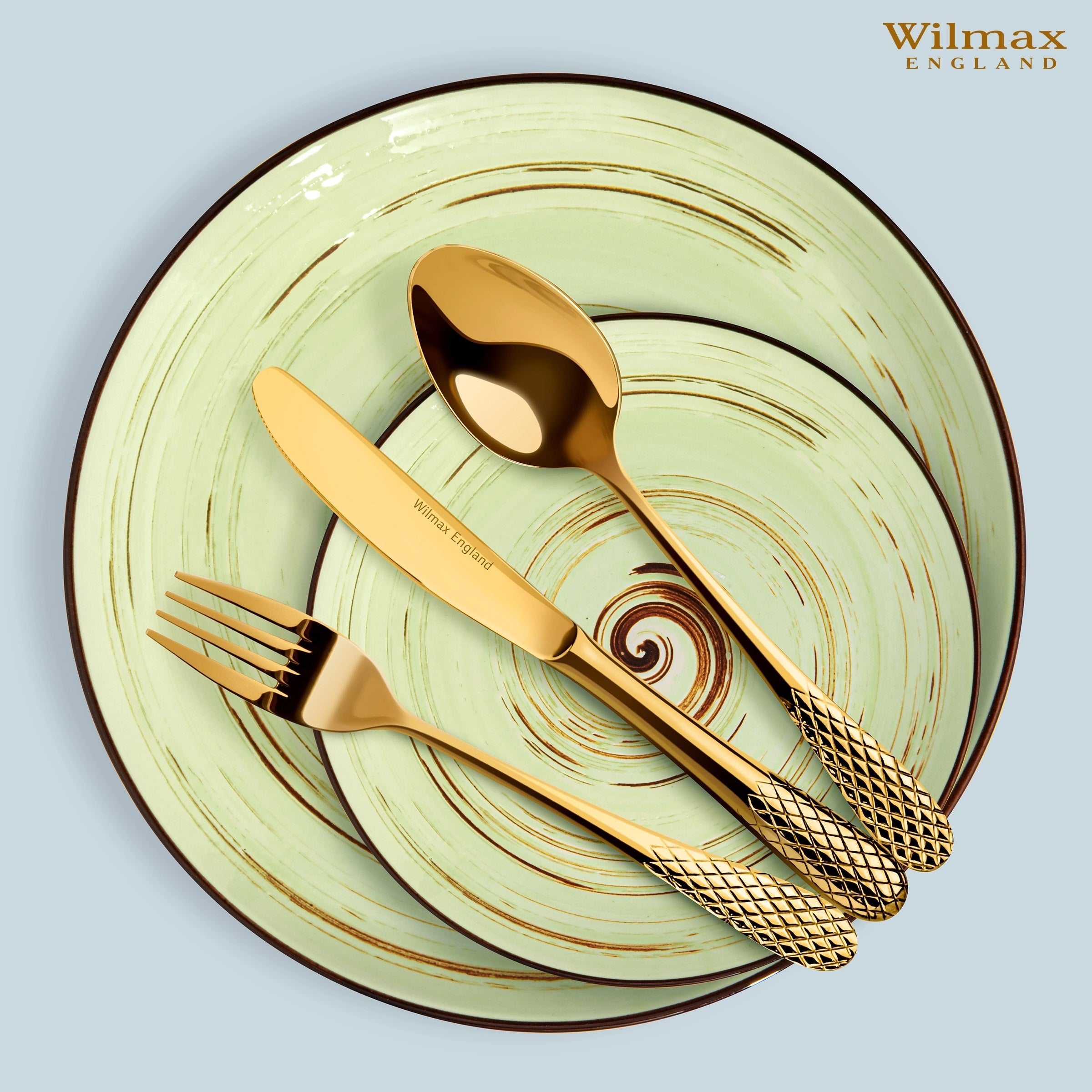 Wilmax Teller 25,5 cm Pistazie aus Porzellan