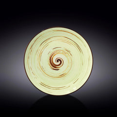 Wilmax Spiral Teller Pistazie 25 cm –Für stilvolle Tischdekoration – WL-669114/A2