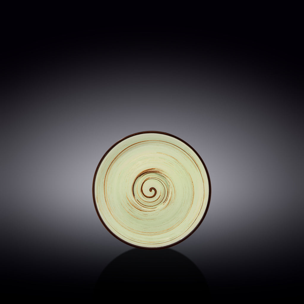 Wilmax Untertasse 12 cm Pistazie Porzellan WL-669134/B
