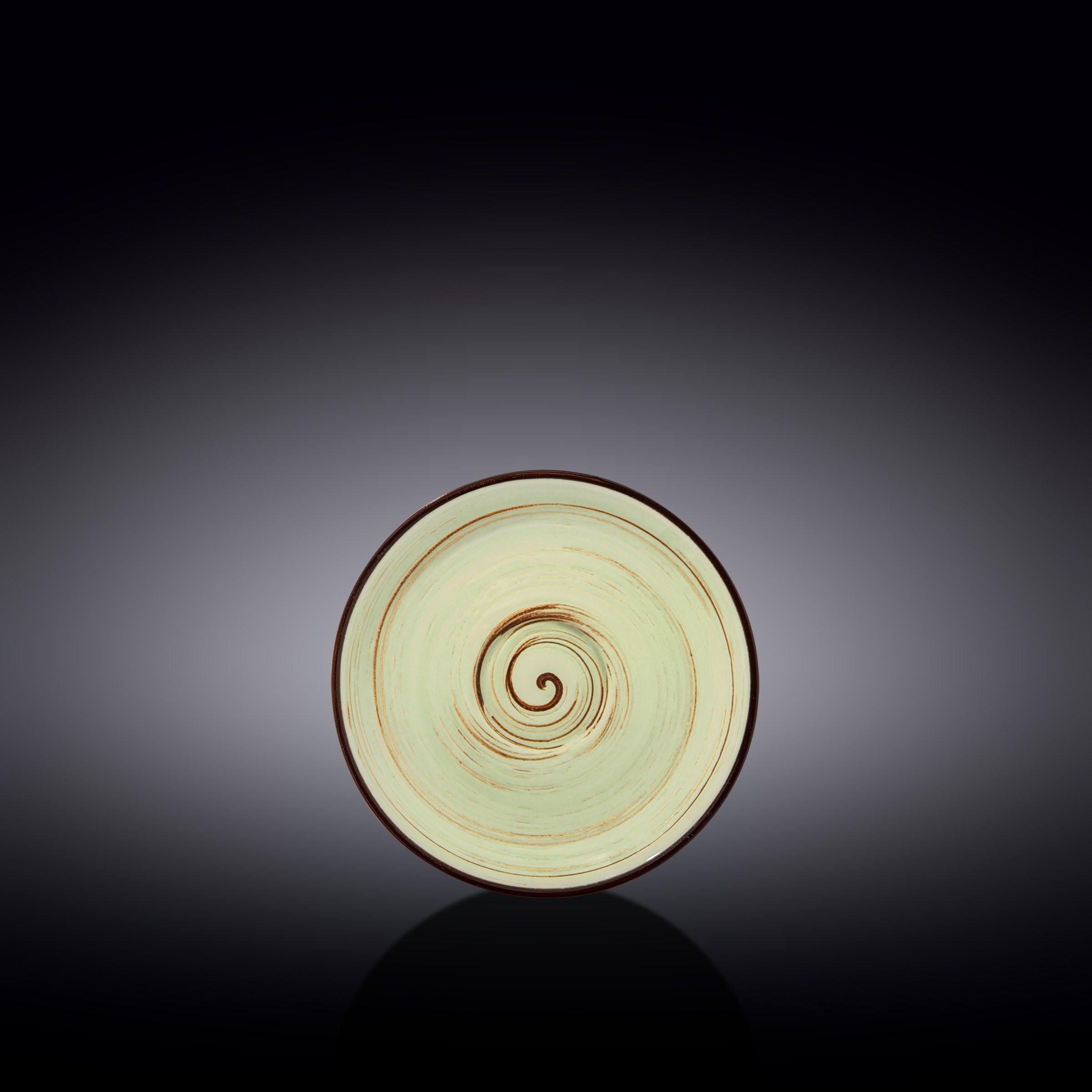Wilmax Untertasse 12 cm Pistazie Porzellan WL-669134/B