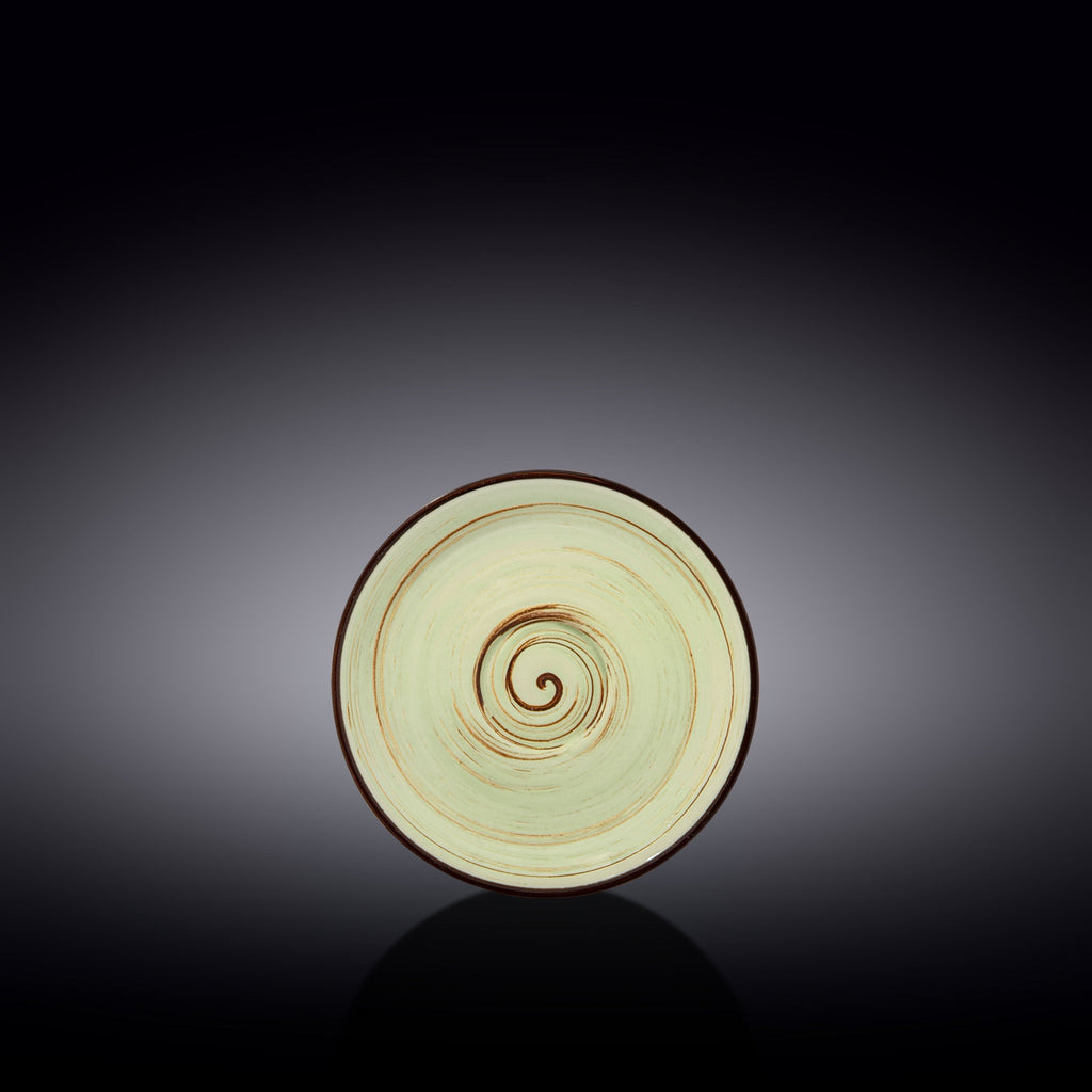 Wilmax Untertasse 12 cm Pistazie aus Porzellan