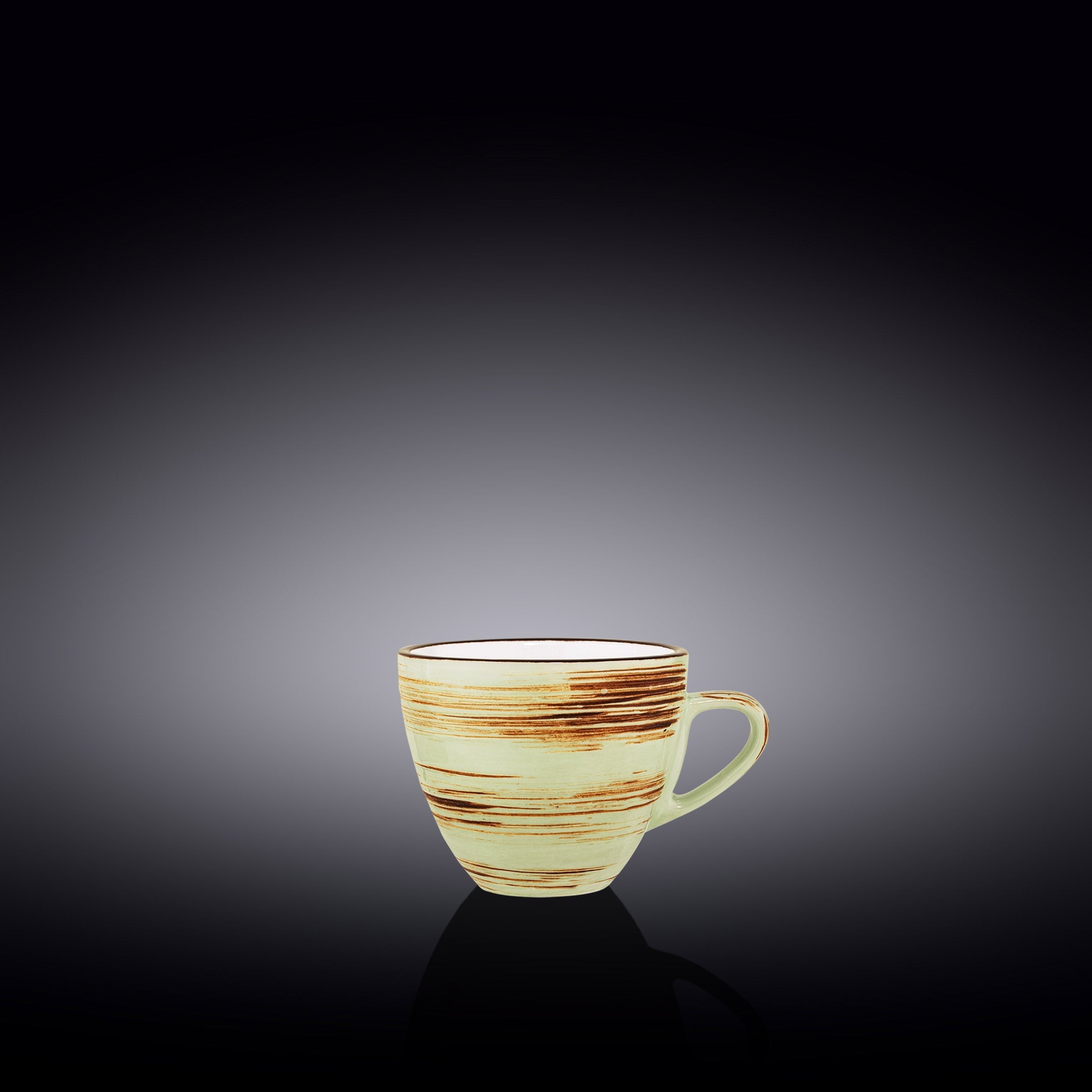 Wilmax Espressotasse 110 ml Pistazie aus Porzellan