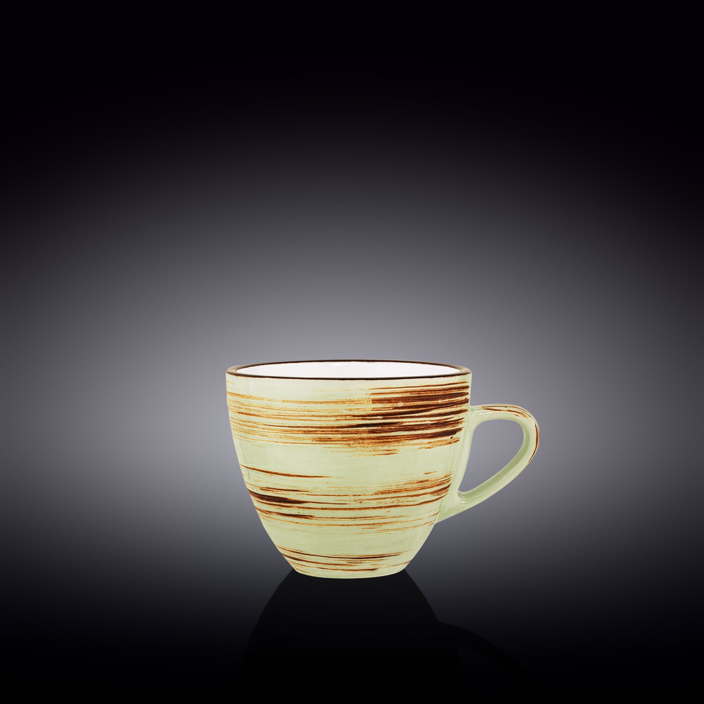 Wilmax Tasse 300 ml Pistazie aus Porzellan