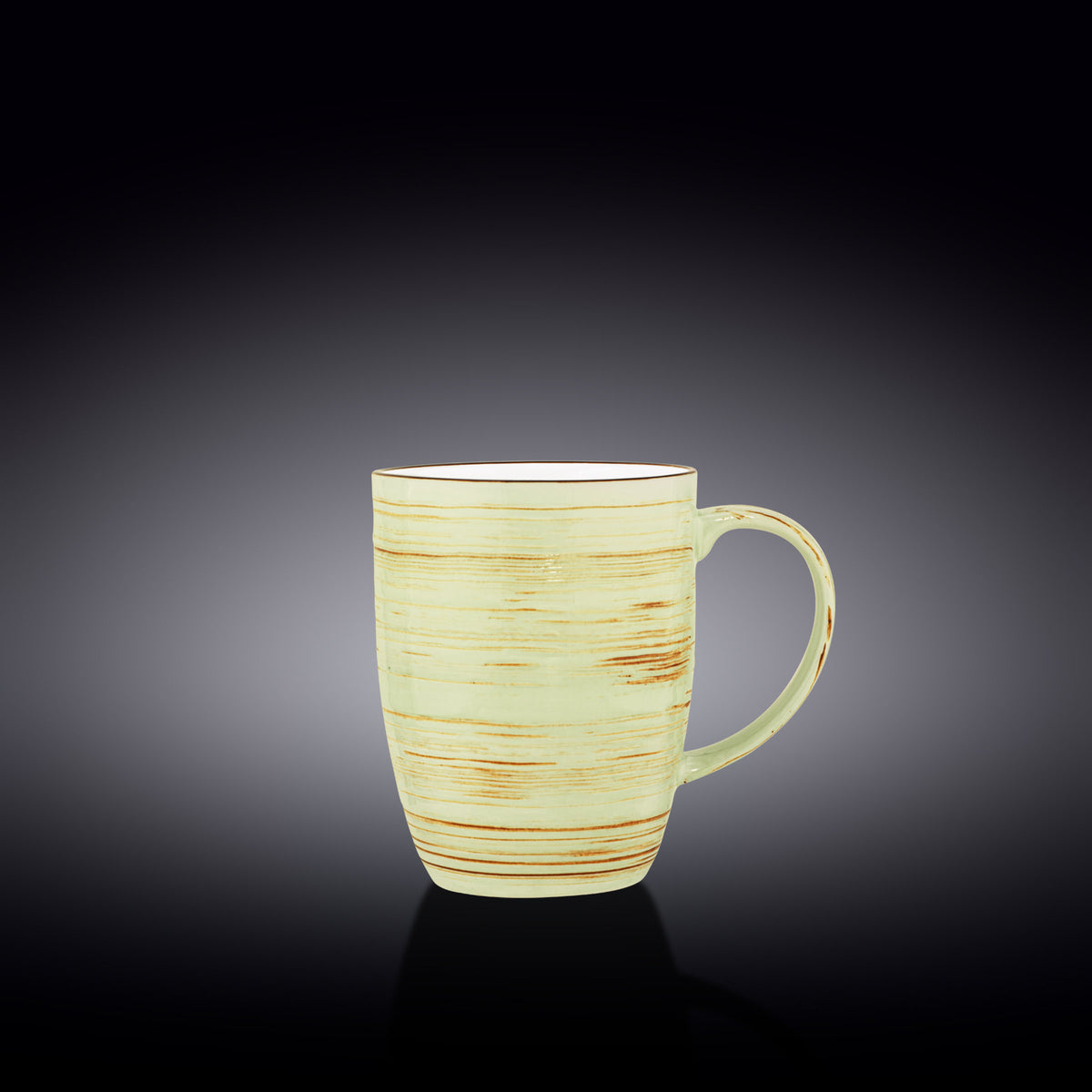 Wilmax Kaffeebecher, 460 ml, Pistaziengrün, Porzellan, WL-669137/A