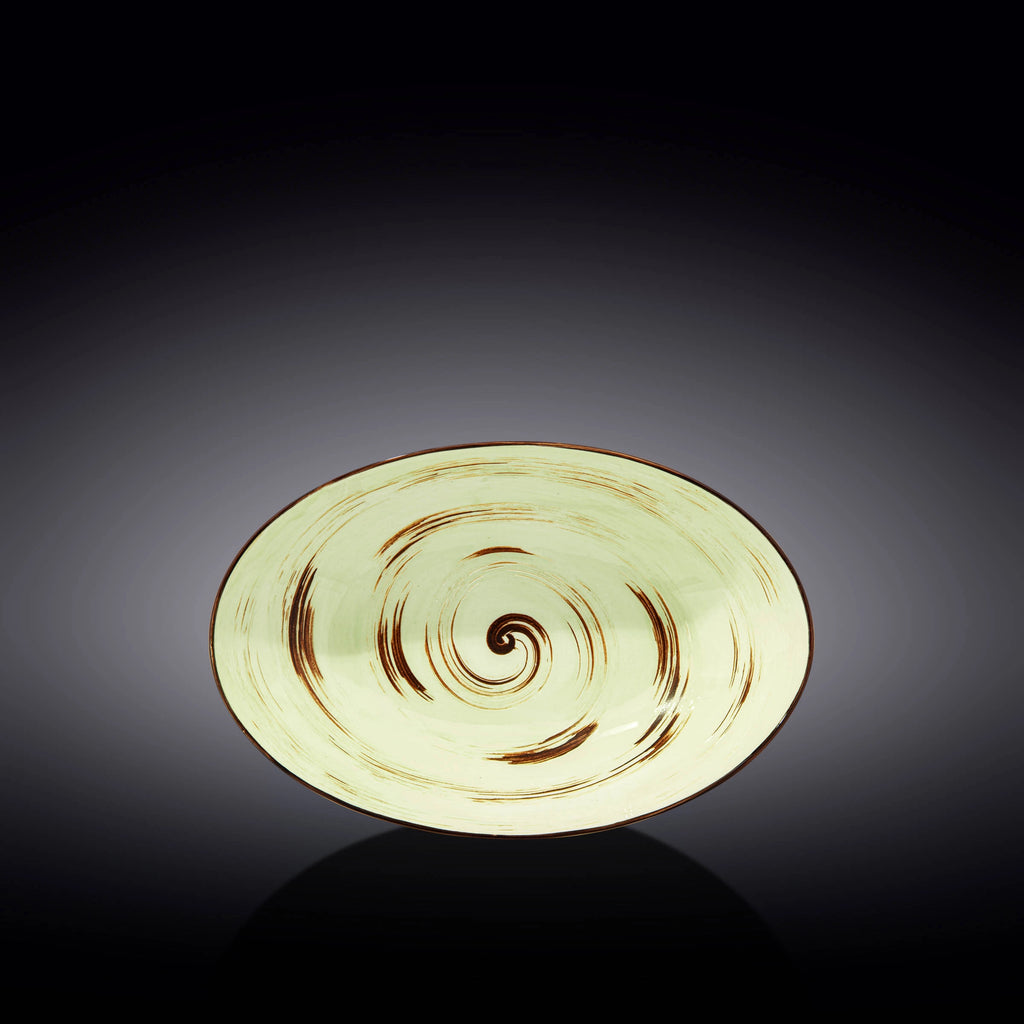 Wilmax Schale oval 25 cm Pistazie Porzellan WL-669140/A