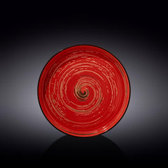 Wilmax Speiseteller, 23 cm, Rot, Porzellan, WL-669219/A