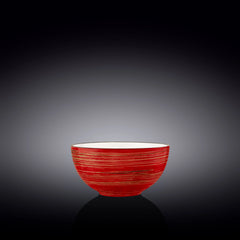 Wilmax Porzellanschüssel, rot, 14 cm Durchmesser, 600 ml WL-669230/A