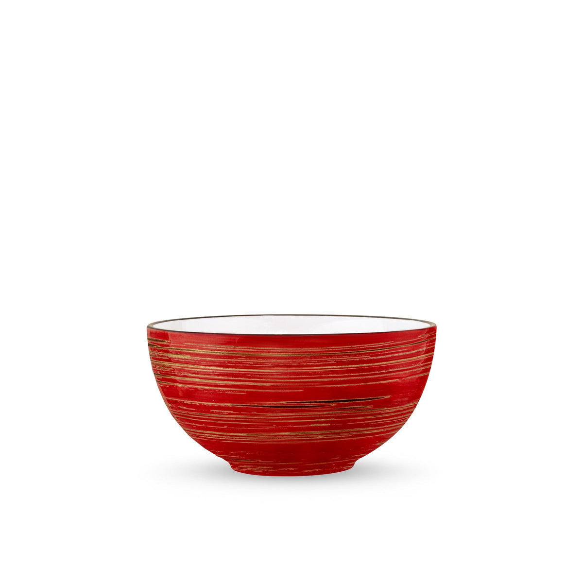 Wilmax Schale Ø 19 cm Rot aus Porzellan