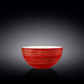 Wilmax Schale Ø 19 cm Rot aus Porzellan