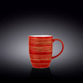 Wilmax Becher 460 ml Rot aus Porzellan