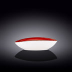 Wilmax Schale oval 25 cm Rot Porzellan WL-669240/A