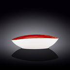 Wilmax Schale oval 30 cm Rot Porzellan WL-669241/A