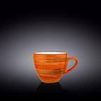 Wilmax Tasse 300 ml Orange aus Porzellan