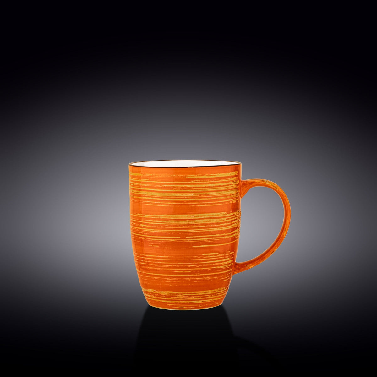 Wilmax Becher 460 ml Orange aus Porzellan