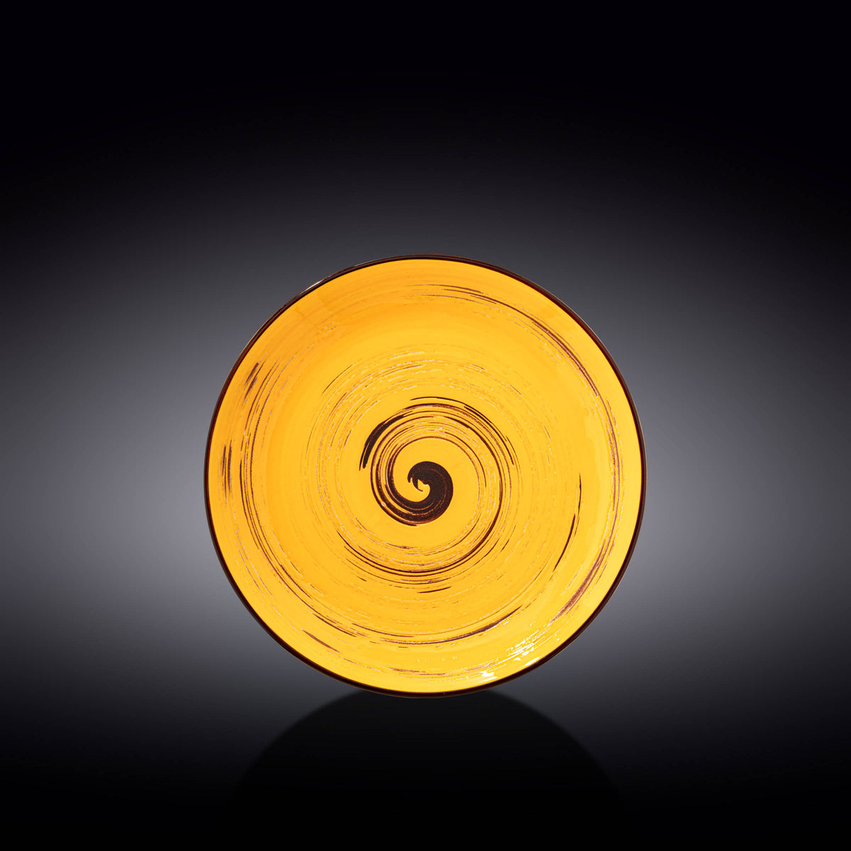 Wilmax Porselen Tabak Yuvarlak Sarı 20,5 cm WL-669412/A6