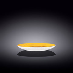 Wilmax Porselen Tabak Yuvarlak Sarı 20,5 cm WL-669412/A6