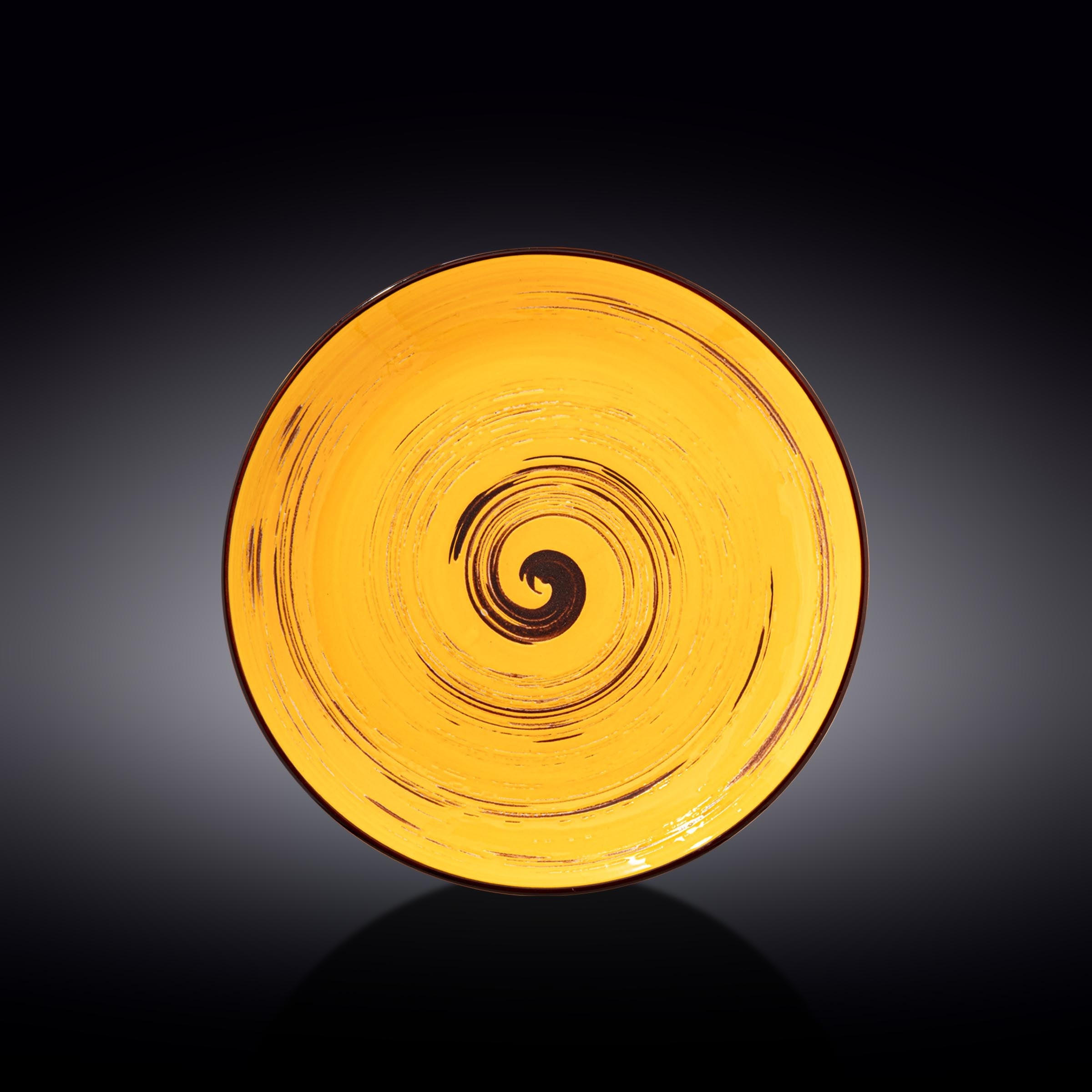 Wilmax Teller 25,5 cm Gelb aus Porzellan