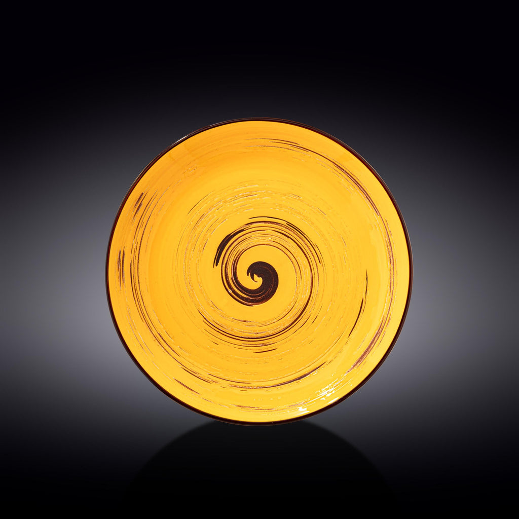 Wilmax Teller 25,5 cm Gelb aus Porzellan