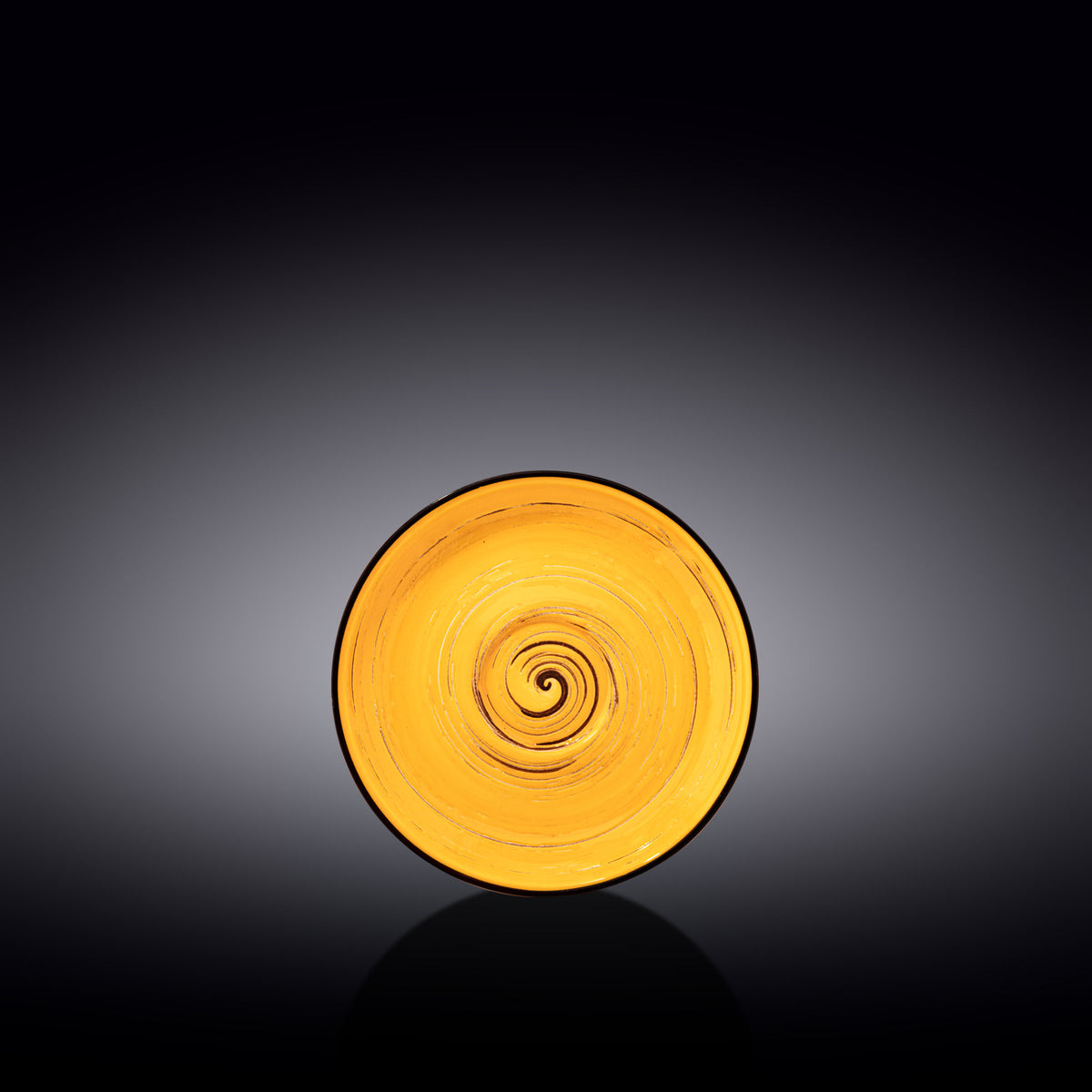 Wilmax Untertasse, 12 cm, ColorBoom Spiral Gelb, WL-669434/B